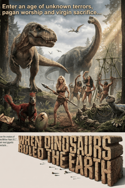 Poster de Cuando los dinosaurios dominaban la tierra