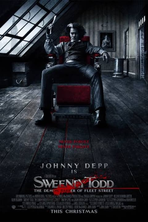 Poster de Sweeney Todd: El barbero demoníaco de la calle Fleet
